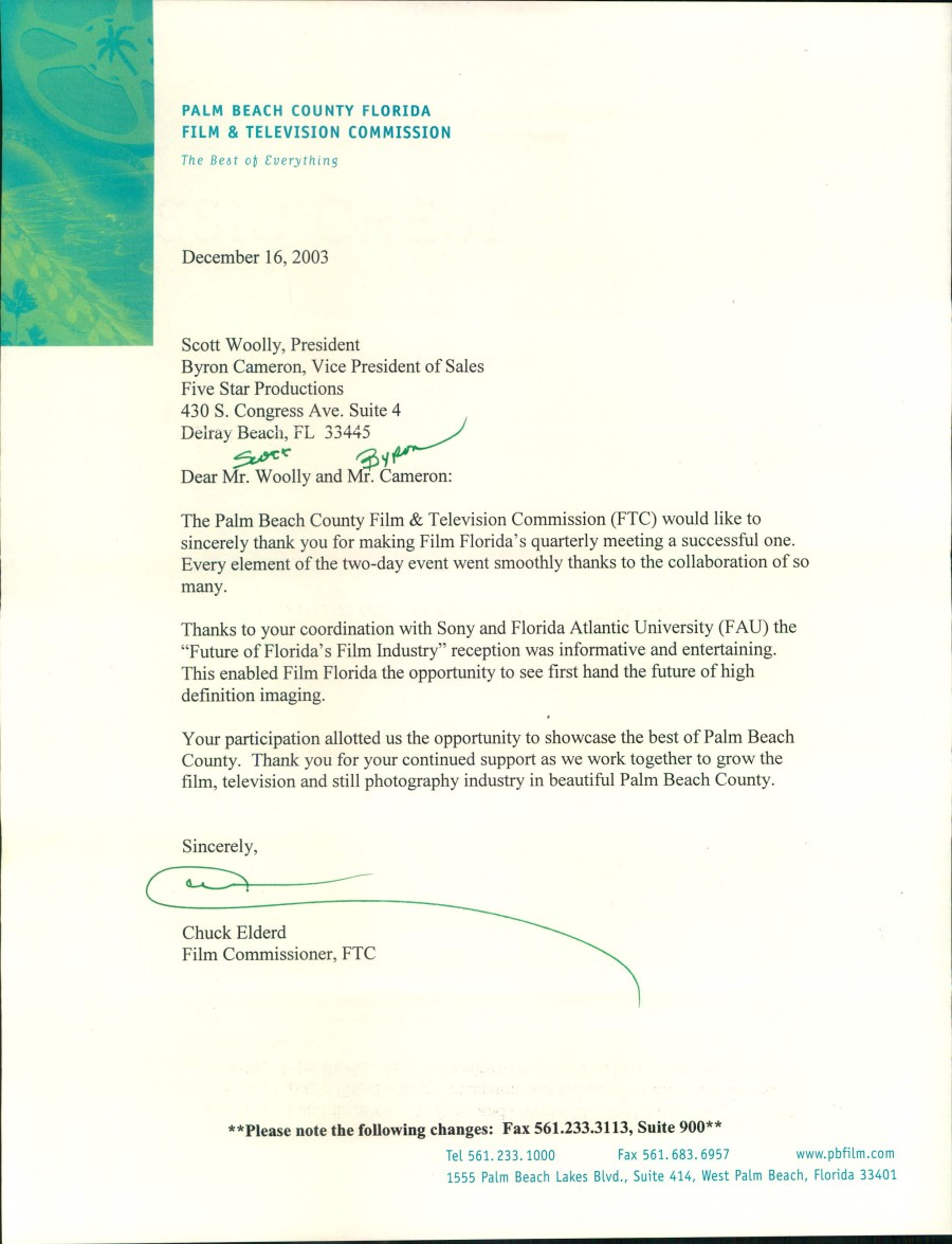 Paml Beach Film Commission